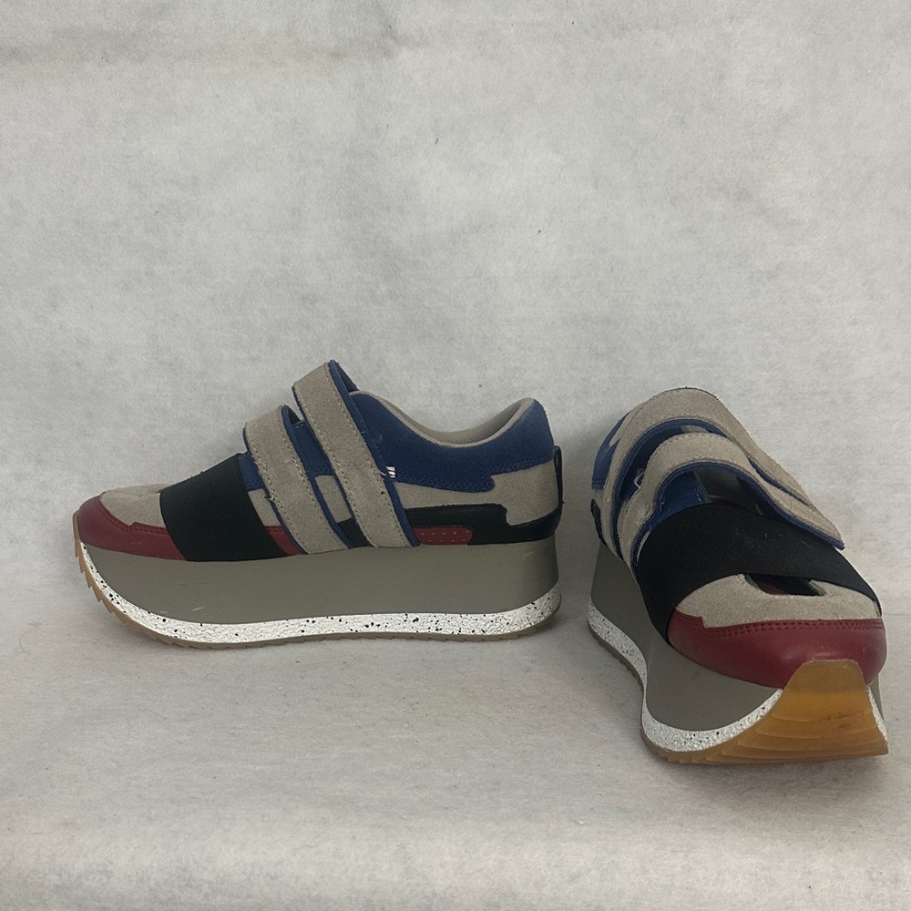 Zara Blue and Red Velcro Sneakers